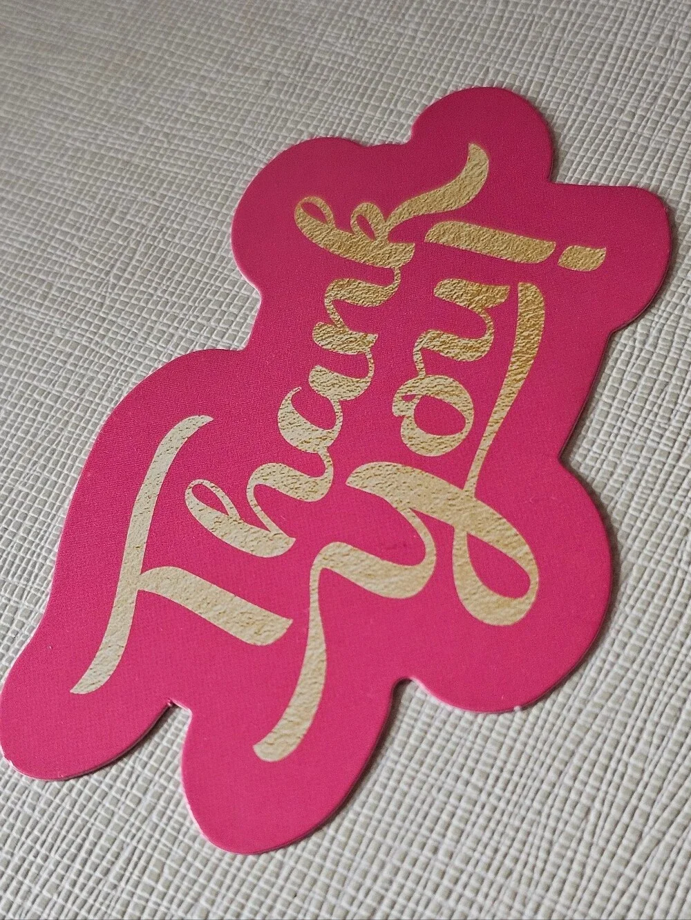 25 count Thank You Cards Small Business Appreciation - Bright Pink And Gold